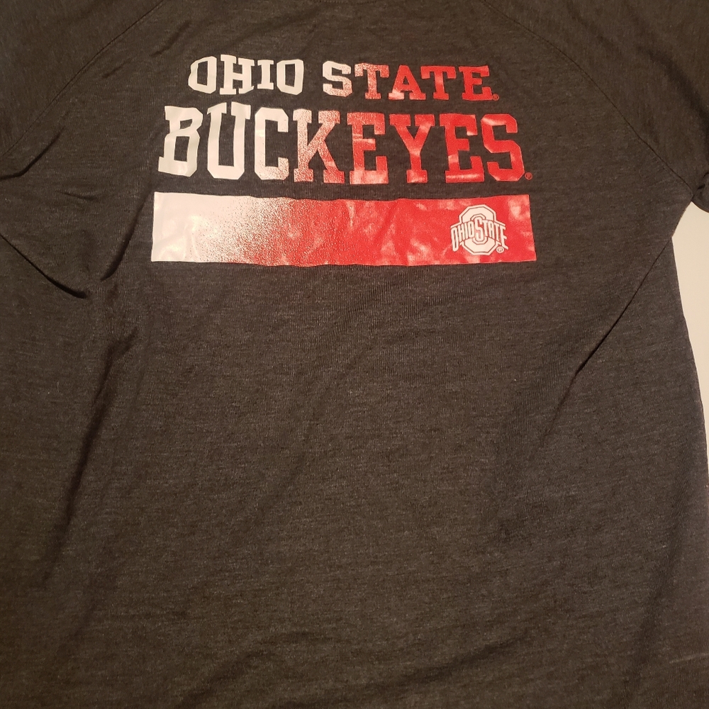 Gray Ohio state Buckeyes profile varsity tee shirt. Size 2xlt.